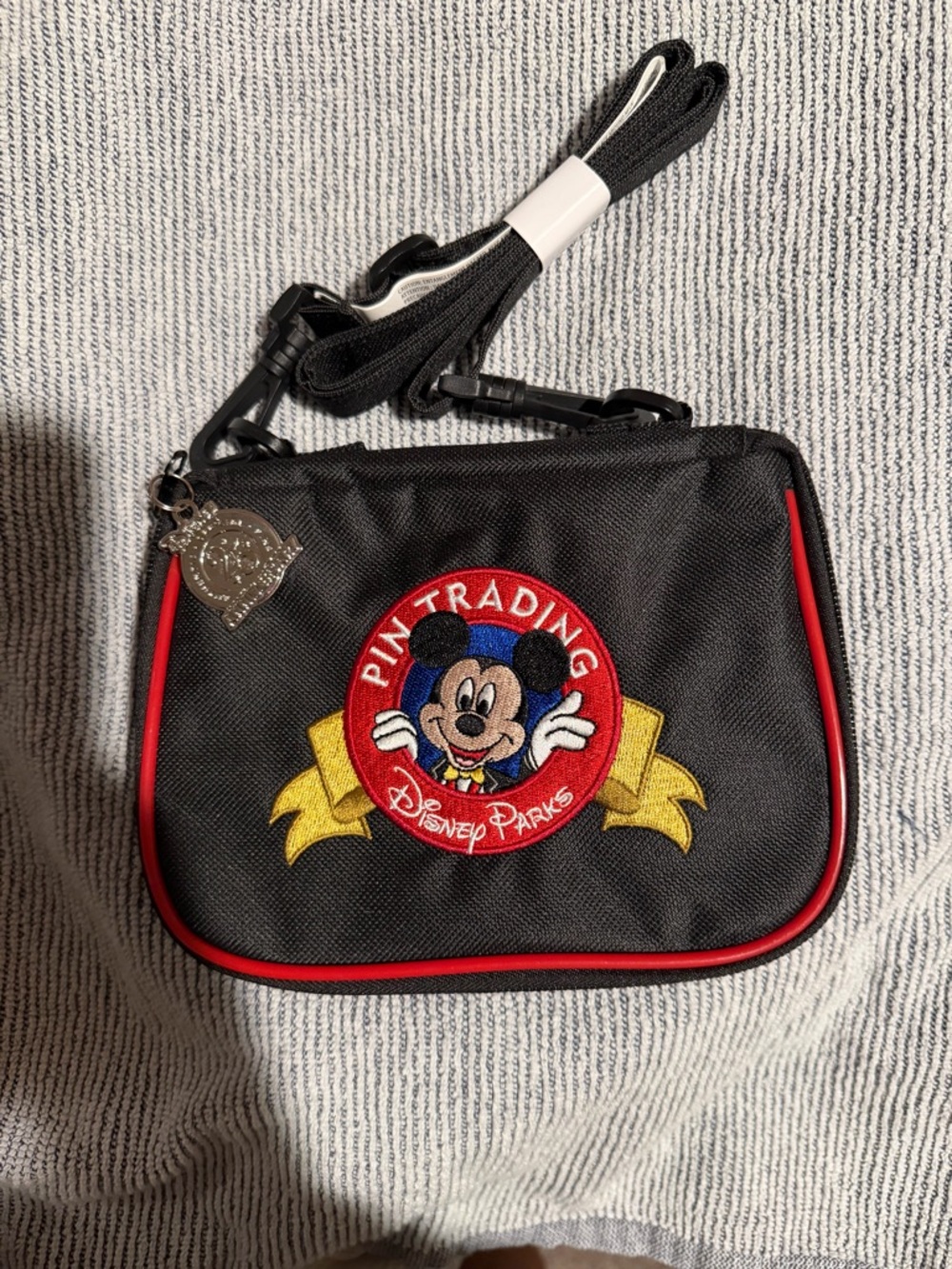 Disney Parks Mickey Mouse Pin Trading Crossbody bag